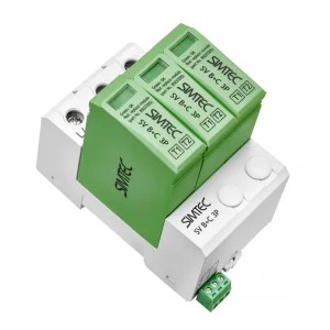Simtec Overspændingsbeskytter PV DC Type 1+2 (Klasse B+C) 1000V 3P 20kA 4,5kV