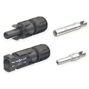 MC4 stik sæt hanstik og hunstik 2,5-6 mm² 1000V DC 30A IP67