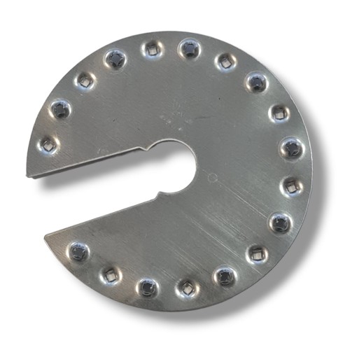 Jordingsskive variant IV cirkulær med udskæring Ø45mm PV-20-04