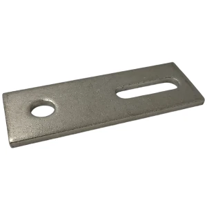 Monteringsadapter M12 110x40x5 mm rustfrit stål 1.4301