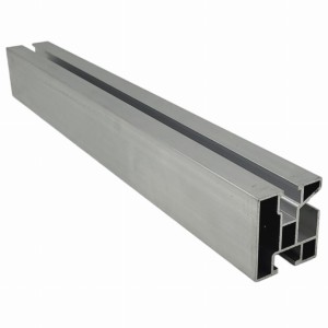 Aluminiumsprofil 665cm 45x40 med kabelkanal 90509