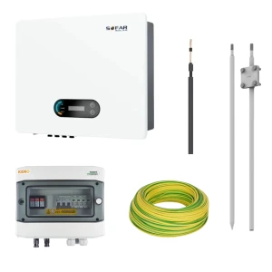 Komplet elektrisk sæt til solceller med 4.4KTLX-G3 3F 2MPPT Sofar-inverter