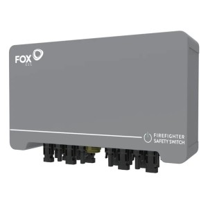 Fox Brandafbryder til PV - S-Box, 4 strenge, 1500V DC, IP66