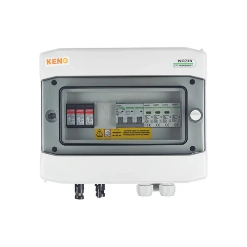 Koblingsboks med DC + AC overspændingsafleder, 1000V type 1+2, 1x PV-kæde, 1x MPPT // ogr. AC type 1+2, 16A 3-F type SH-90 DCAC GPV-409-02
