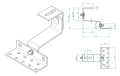 T-krog 120 mm (4-4-4) bredde 50 gat.1.4016 justerbar VARIO PV-08-41 (2)