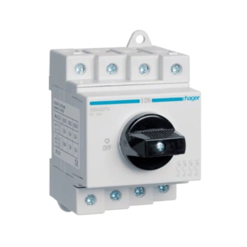 Isolationsafbryder DC 3-faset 4P 32A 1000V SB432PV HAGER GPV-401-48