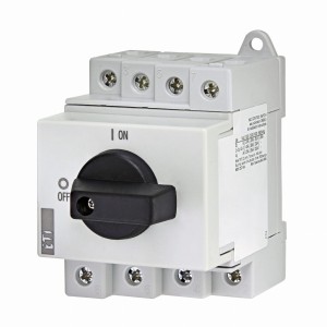 PV-DC afbryder ETI 4-polet 25A 1000V DC til solcelleanlæg