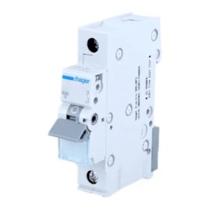 Overstrømsafbryder B 6A 1P 6kA MBN106E HAGER