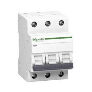 Overstrømsafbryder B 16A 3P 6kA K60N-B16-3 Acti9 A9K01316 SCHNEIDER ELECTRIC