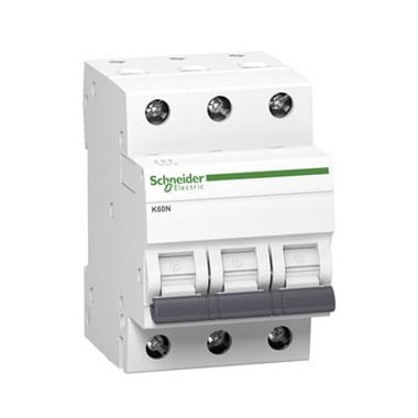 Overstrømsafbryder C 20A 3P 6kA K60N-C20-3 Acti9 A9K02320 SCHNEIDER ELECTRIC GPV-401-76