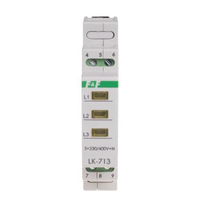 Indikatorlys 3×230 V+N 3xLED 3 farver LK-713 K F&F FILIPOWSKI