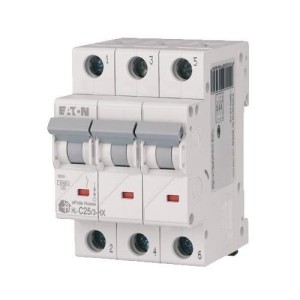 Eaton overstrømsafbryder C 25A 3p 6kA