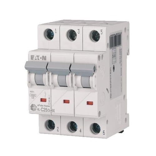 Eaton overstrømsafbryder C 25A 3p 6kA GPV-401-99