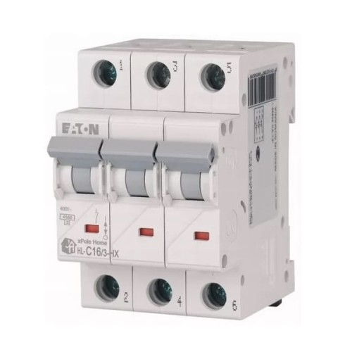 Eaton overstrømsafbryder C 16A 3P 6kA GPV-401-103