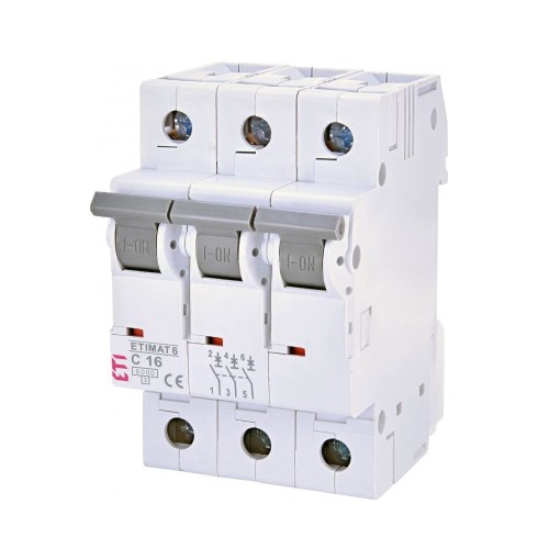 ETI-afbryder C 16A 3P 6kA GPV-401-118