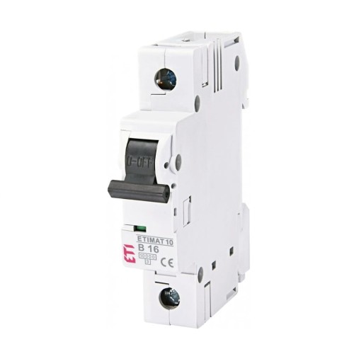 ETI Overstrømsafbryder B 16A 1P 10kA GPV-401-131