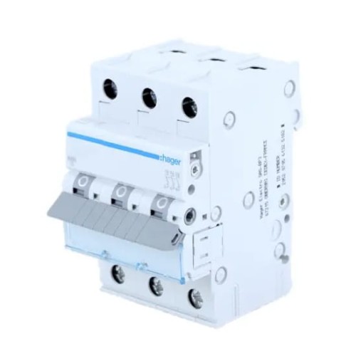 Hager overstrømsafbryder C 63A 3P 6kA GPV-401-138