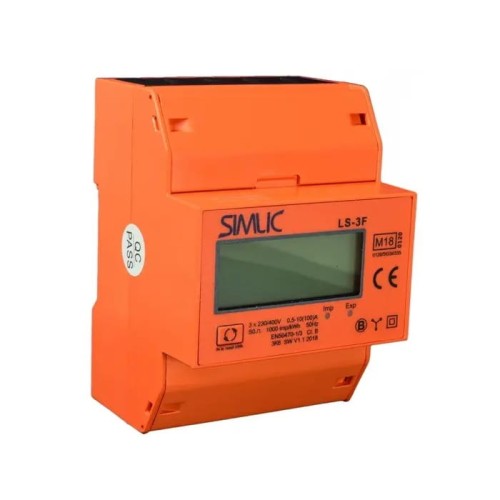Simtec 3-faset elmåler 100A GPV-401-149