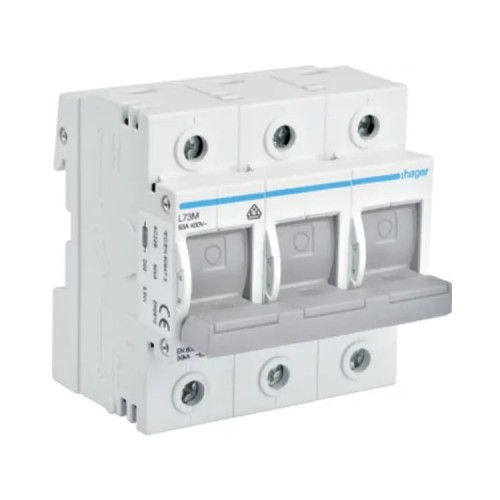 Hager sikringsafbryder 3P 63A D02 GPV-401-151