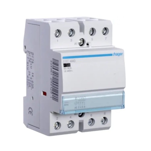 Hager Modulær kontaktor 230V AC 4NO 40A GPV-401-159