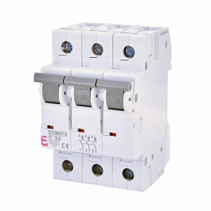 ETI-afbryder C 32A 3P 6kA