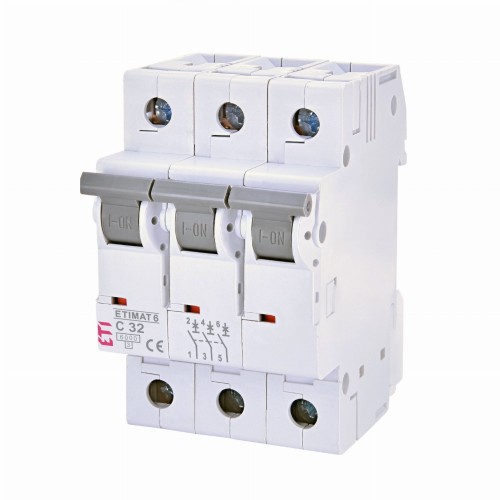 ETI-afbryder C 32A 3P 6kA GPV-401-163