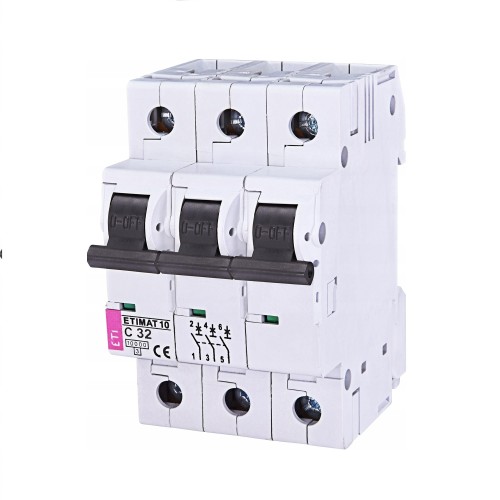 ETI Overstrømsafbryder C 32A 3P 10kA GPV-401-167