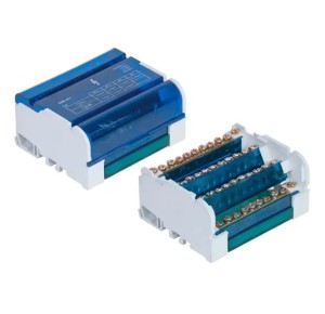 Pawbol 4-polet 125A 500V 11-terminal fordelingsblok