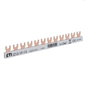 ETI isoleret samleskinne IZ12 1F 12 80A