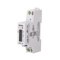 Zamel elmåler 1-fase LCD 50A 1-MOD GPV-401-184 (3)