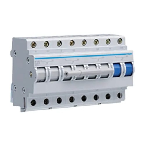 Hager Modular Power Switch I-0-II (1-0-2) 3P+N 63A 400V AC GPV-401-187