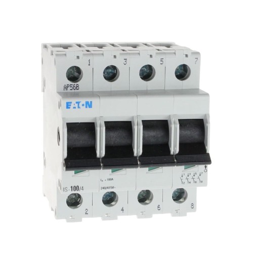 Eaton 3-faset isolationsafbryder 4P 100A 240V GPV-401-188