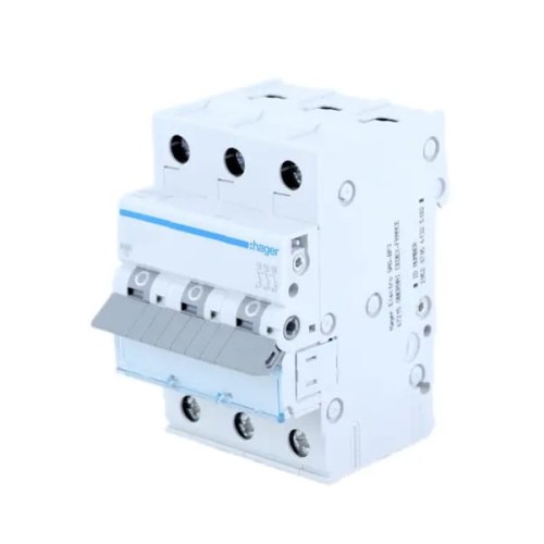 Hager overstrømsafbryder C 50A 3P 6kA GPV-401-204