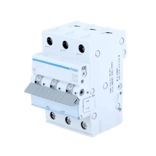 Hager overstrømsafbryder B 40A 3P 6kA GPV-401-206