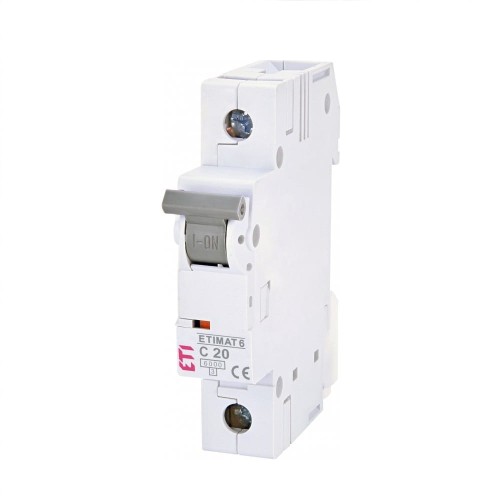 ETI-afbryder C 20A 1P 6kA GPV-401-211
