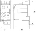 ELEKTRO-PLAST Afbryderblok 1-polet 125A TH35 blå UKK-125 GPV-401-214 (2)