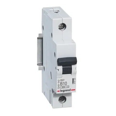 Legrand overstrømsafbryder B 10A 1P 6kA RX3 GPV-401-229