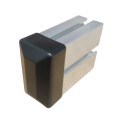 UFR Dækselstik til profil 80 x 40 sort PV-19-03 (2)