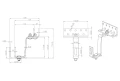 Vario tagkrog klasse 5-5-5 - 3x justerbar rustfrit stål 1.4016 - 120 mm PV-08-38 (2)