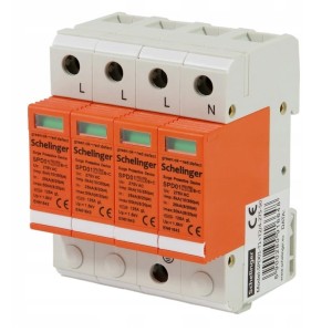 Schelinger Overspenningsbeskytter 4P 5kA kl. T1+T2 (B+C)