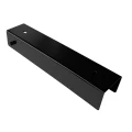 U-profil forbindelsesbeslag holder til sokkelelement 250x50 Sort GPV-700-37