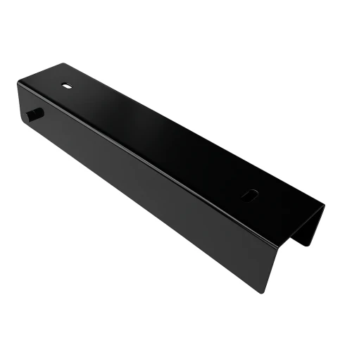 U-profil forbindelsesbeslag holder til sokkelelement 250x50 Sort GPV-700-37