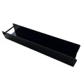 U-profil forbindelsesbeslag holder til sokkelelement 250x50 Sort GPV-700-37 (2)
