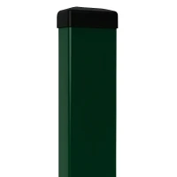 Hegnsstolpe 60x40x1,2 mm, længde 2,4 m, grøn