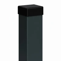 Hegn stolpe 80x80x2 mm, længde 2,4 m, antracitgrå