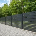 Hegnsstolpe 80x80x2 mm, længde 2,4 m, antracitgrå GPV-700-73 (6)