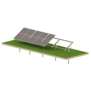 Solar KIT T1V Ultra Strong – jordbaseret PV-konstruktion til 8 paneler
