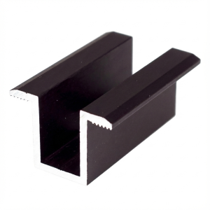 Mellemste Klemme H24 Aluminium 6060 Hul M8 Anodiseret