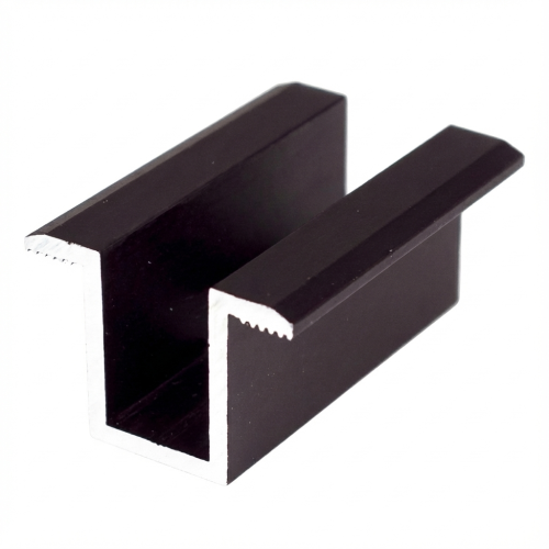 Mellemste Klemme H24 Aluminium 6060 Hul M8 Anodiseret PV-04-02 (1)