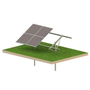 Solar KIT T1V Light – jordbaseret PV-konstruktion til 4 paneler